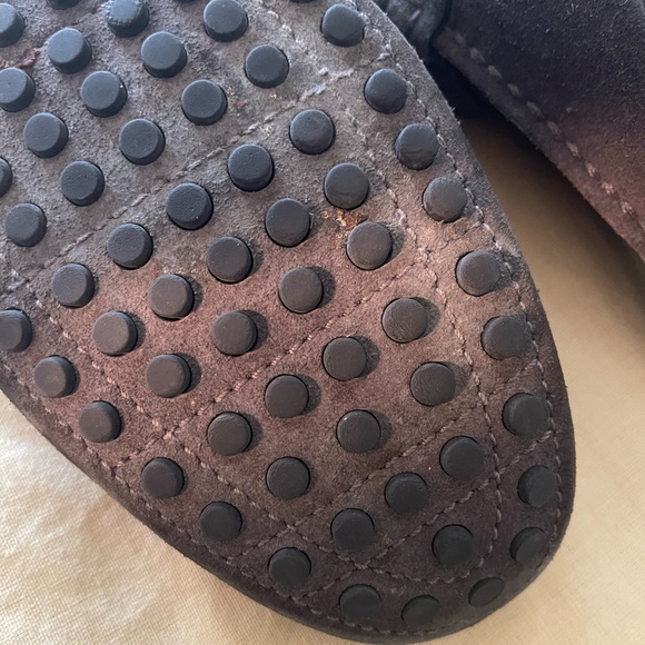 LOUIS VUITTON BROWN LOAFERS - Picture 9 of 9